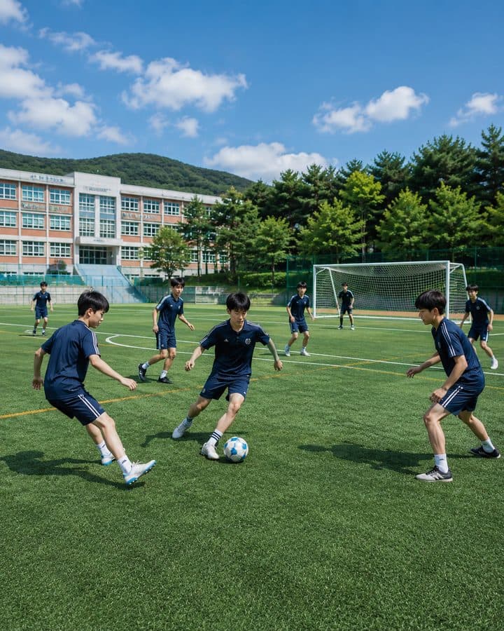 중학교 체육시간