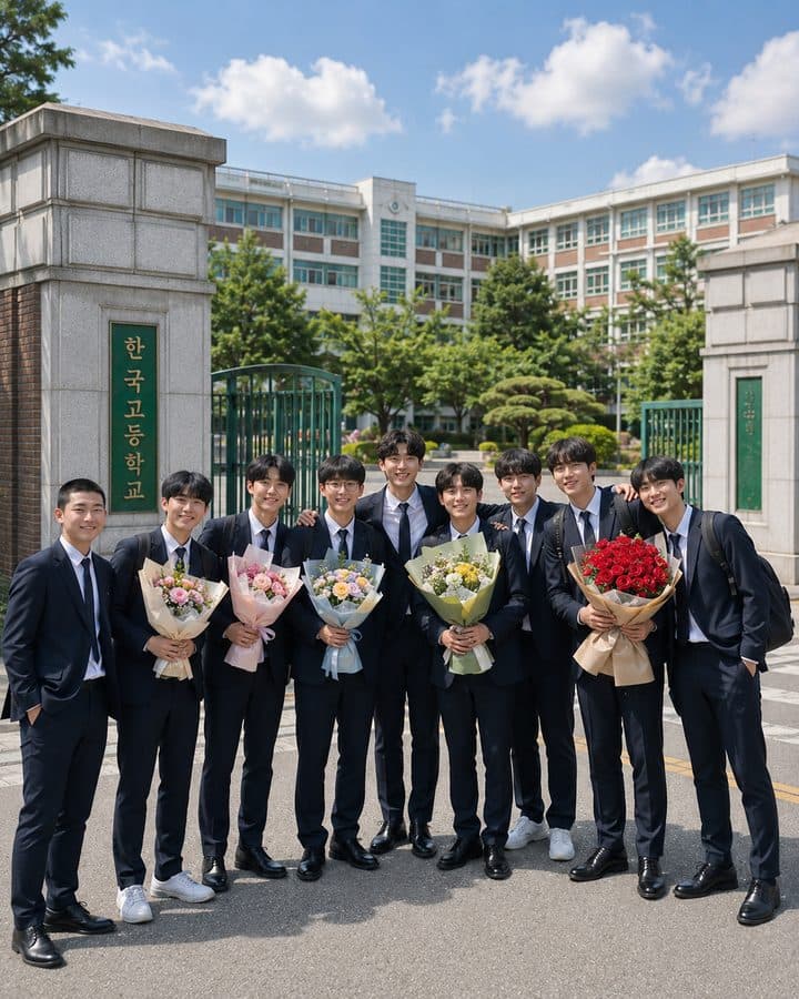 졸업식 날